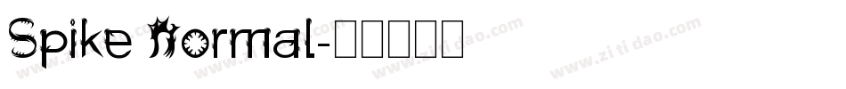 Spike Normal字体转换